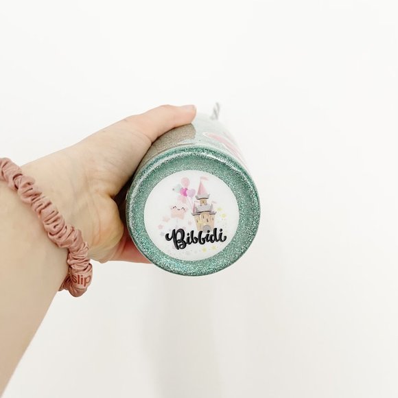 ✨ NWT Disney Christmas Mickey Mouse Glitter Tumbler | Bibbidi - Picture 4 of 4